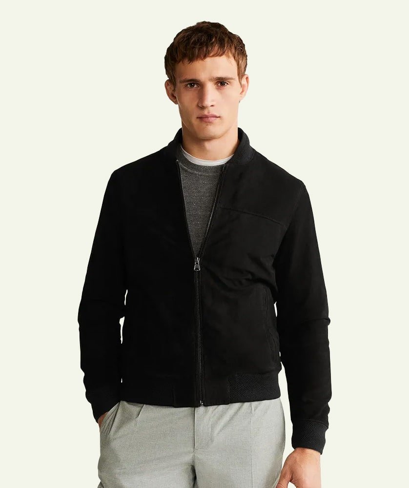 Full-zip man jacket